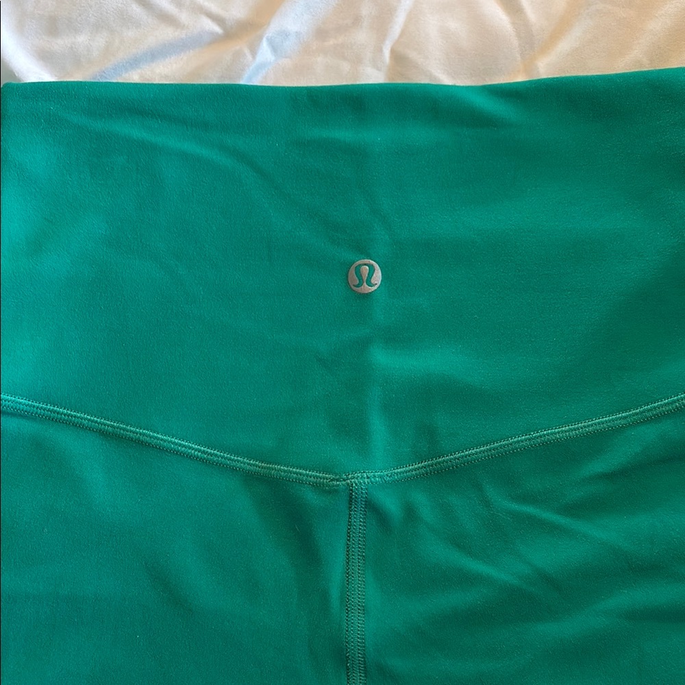 Lululemon Kelly Green High-Waist Leggings